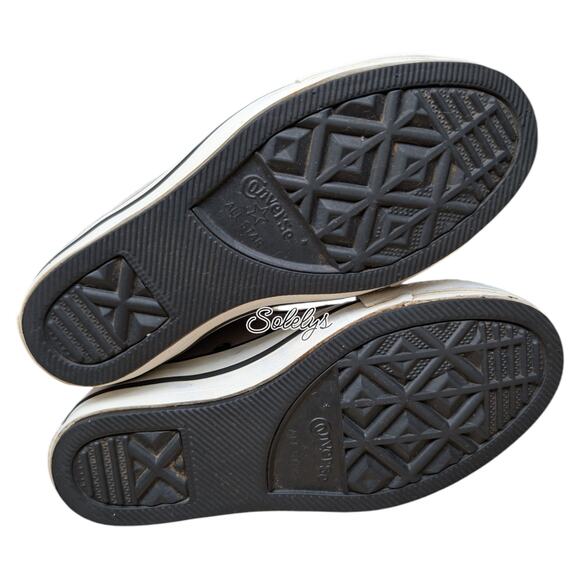 Converse 2016 Platform Plus Collar Suede Hidden Wedge Portrait Gray Sneaker 5.5 - Picture 7 of 11